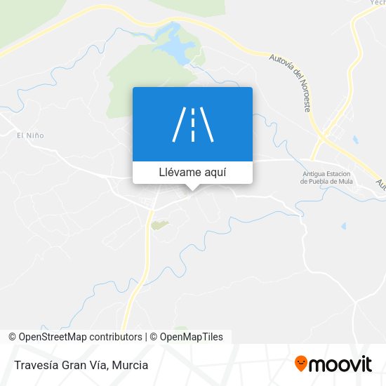 Mapa Travesía Gran Vía