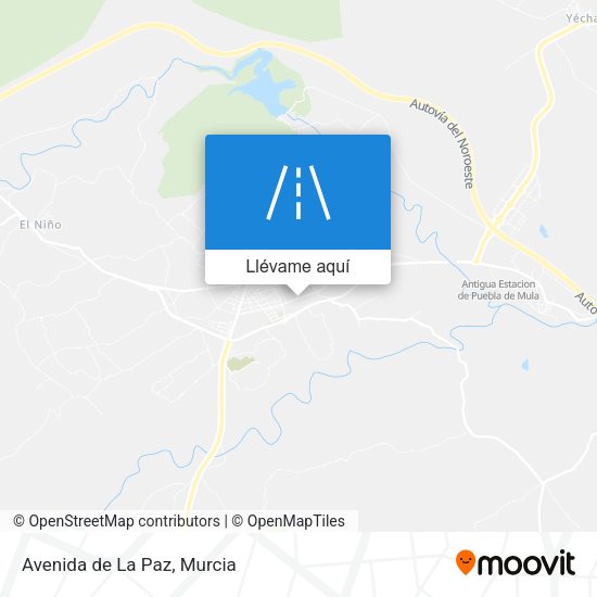 Mapa Avenida de La Paz