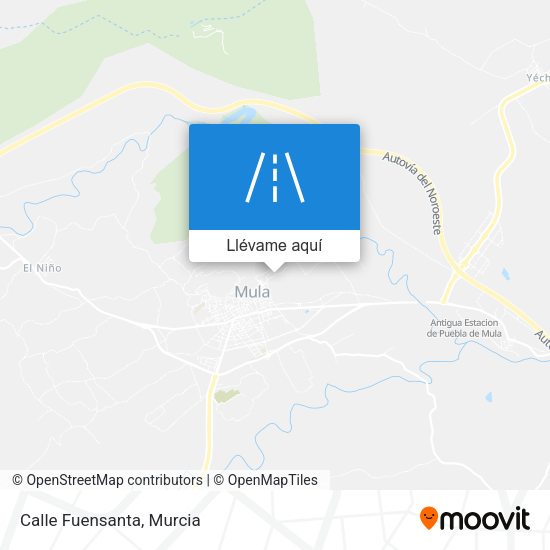 Mapa Calle Fuensanta