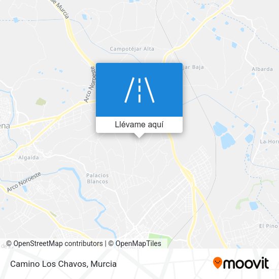 Mapa Camino Los Chavos