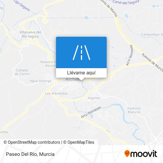 Mapa Paseo Del Río