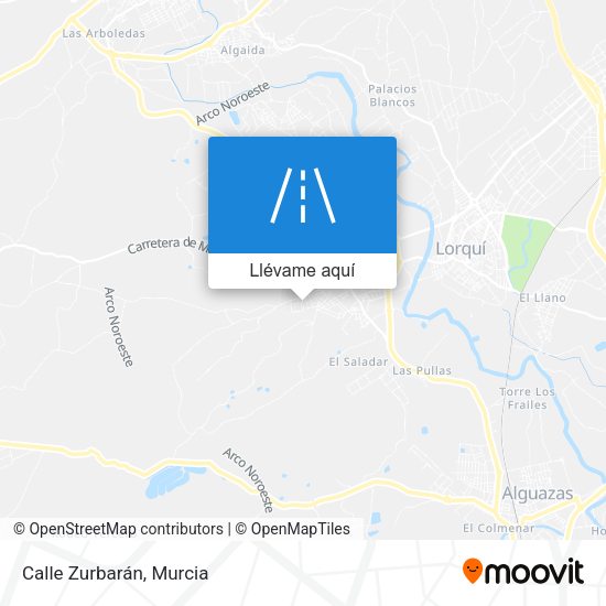 Mapa Calle Zurbarán
