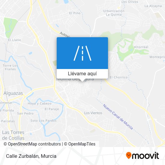 Mapa Calle Zurbalán