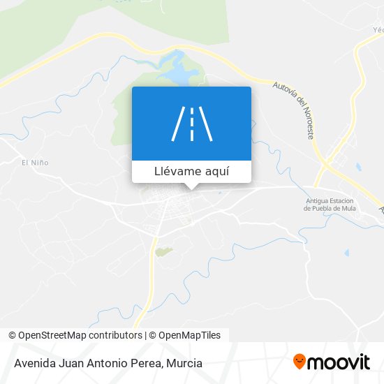 Mapa Avenida Juan Antonio Perea