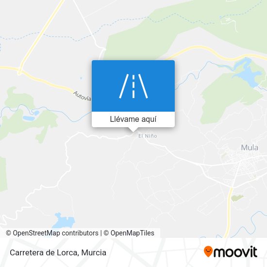 Mapa Carretera de Lorca