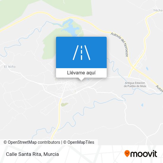 Mapa Calle Santa Rita