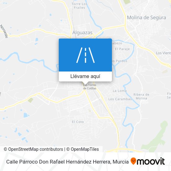 Mapa Calle Párroco Don Rafael Hernández Herrera