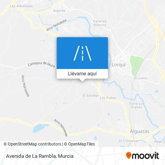 Mapa Avenida de La Rambla