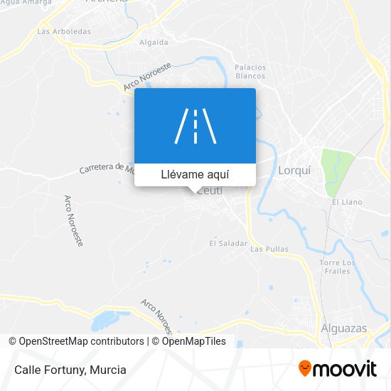 Mapa Calle Fortuny