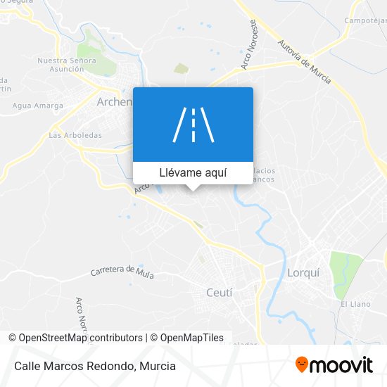 Mapa Calle Marcos Redondo