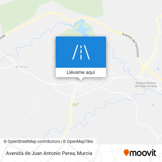 Mapa Avenida de Juan Antonio Perea