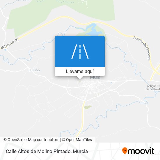 Mapa Calle Altos de Molino Pintado