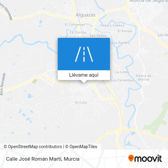 Mapa Calle José Román Martí