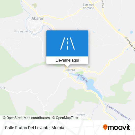 Mapa Calle Frutas Del Levante