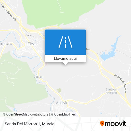 Mapa Senda Del Morron 1