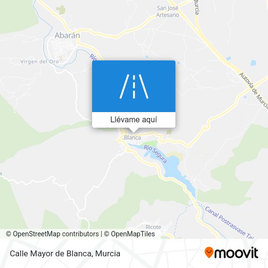 Mapa Calle Mayor de Blanca