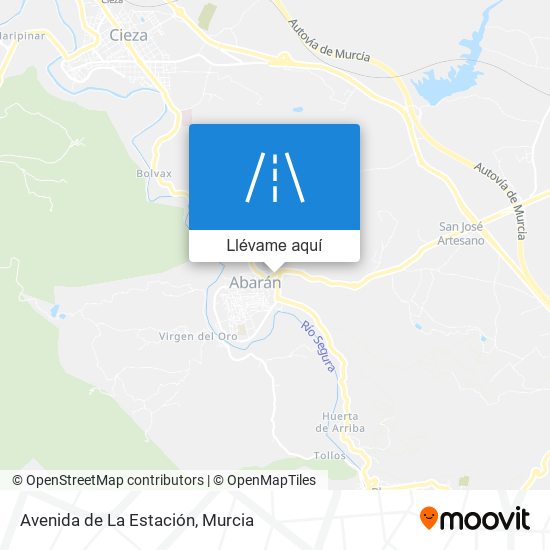 Mapa Avenida de La Estación