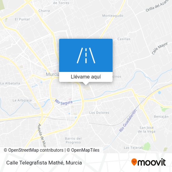 Mapa Calle Telegrafista Mathé
