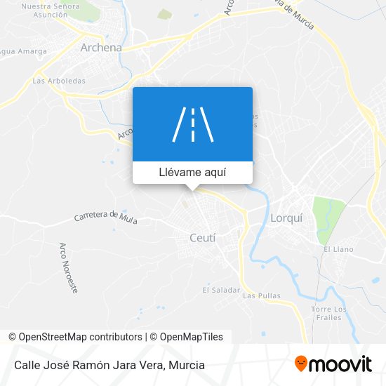 Mapa Calle José Ramón Jara Vera