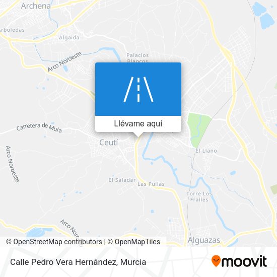 Mapa Calle Pedro Vera Hernández
