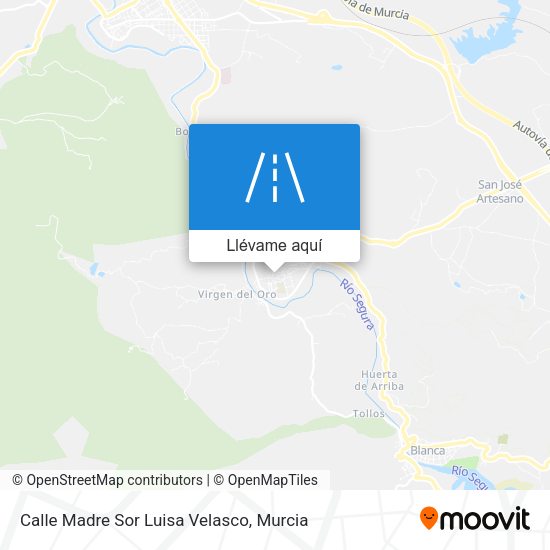 Mapa Calle Madre Sor Luisa Velasco