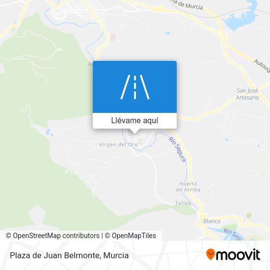 Mapa Plaza de Juan Belmonte