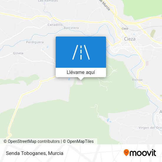 Mapa Senda Toboganes