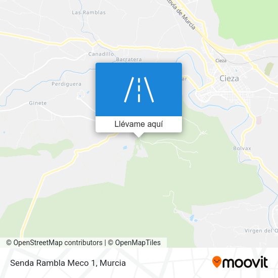 Mapa Senda Rambla Meco 1