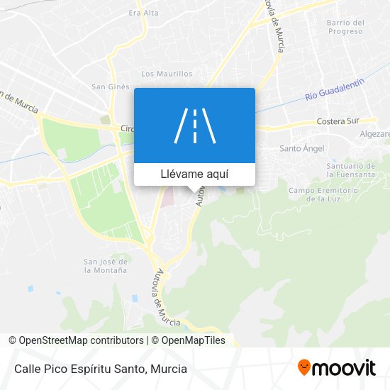 Mapa Calle Pico Espíritu Santo