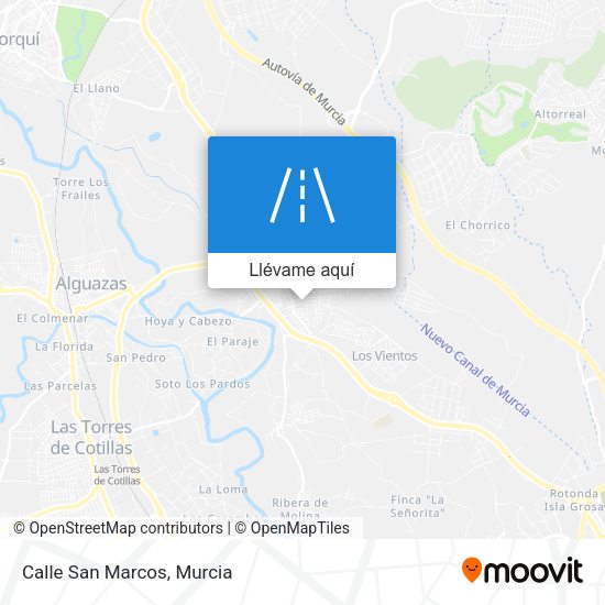 Mapa Calle San Marcos