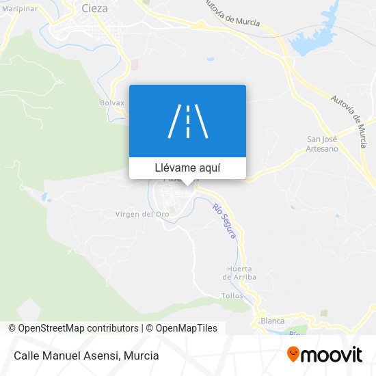 Mapa Calle Manuel Asensi