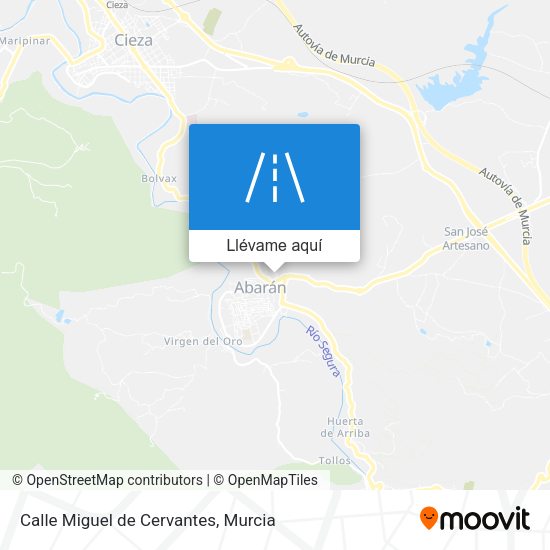 Mapa Calle Miguel de Cervantes