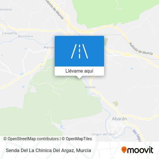 Mapa Senda Del La Chinica Del Argaz