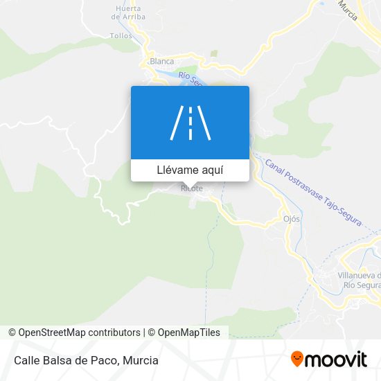 Mapa Calle Balsa de Paco