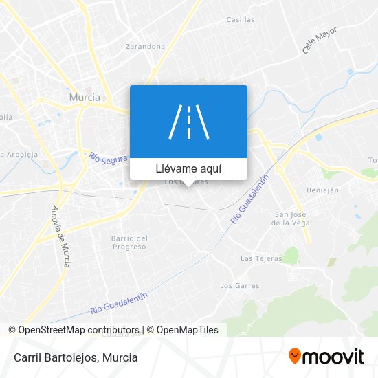 Mapa Carril Bartolejos
