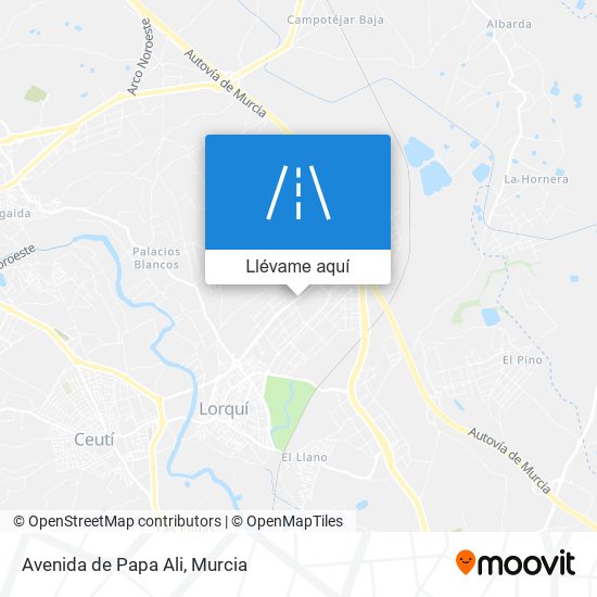 Mapa Avenida de Papa Ali