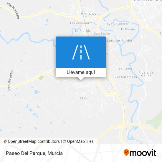 Mapa Paseo Del Parque
