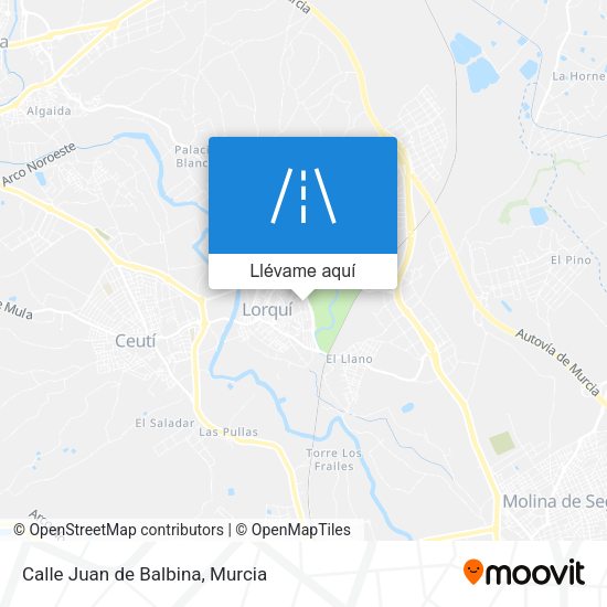 Mapa Calle Juan de Balbina