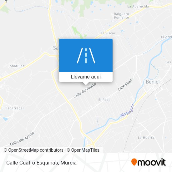 Mapa Calle Cuatro Esquinas