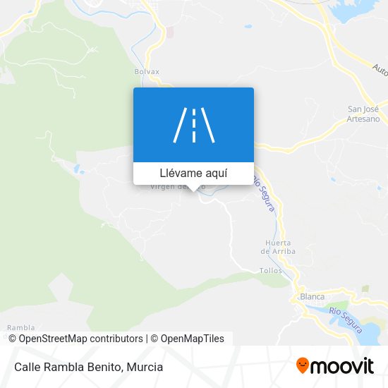 Mapa Calle Rambla Benito