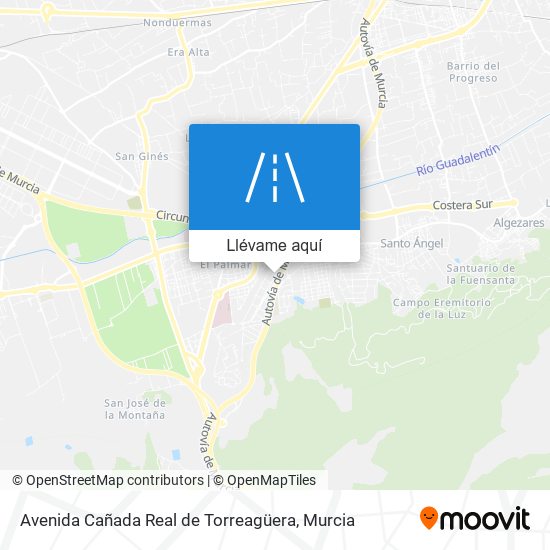 Mapa Avenida Cañada Real de Torreagüera