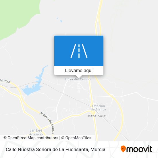 Mapa Calle Nuestra Señora de La Fuensanta