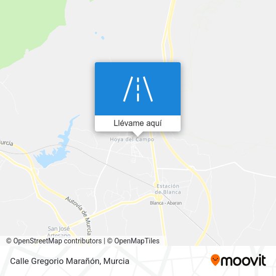 Mapa Calle Gregorio Marañón