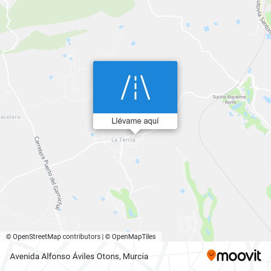 Mapa Avenida Alfonso Áviles Otons