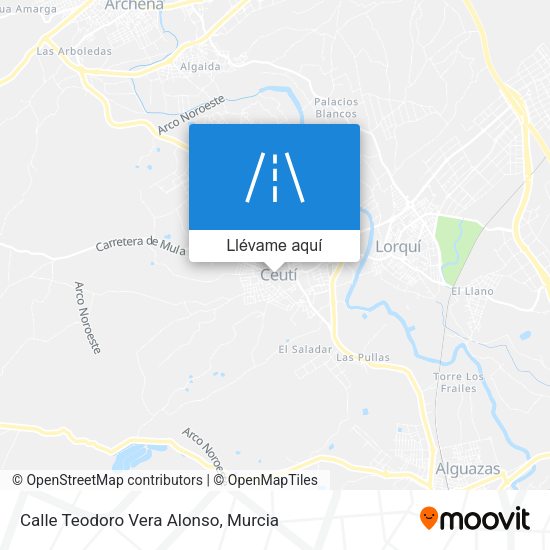 Mapa Calle Teodoro Vera Alonso
