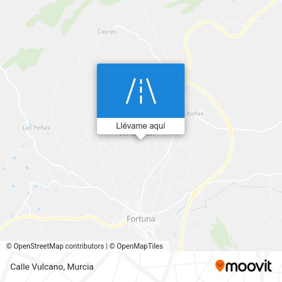 Mapa Calle Vulcano