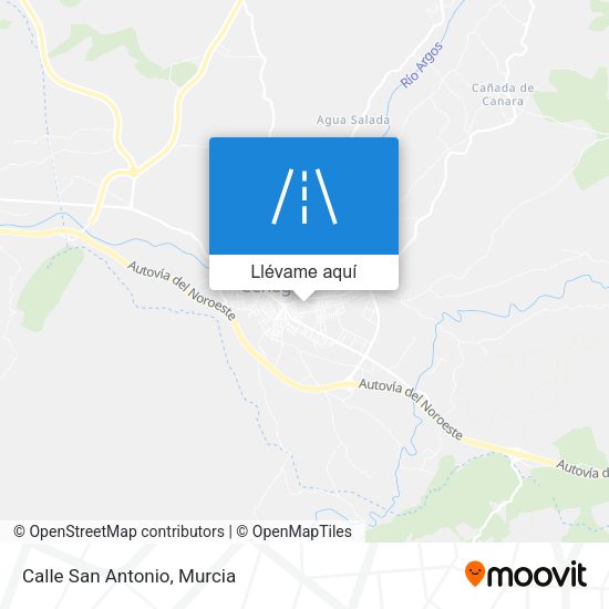 Mapa Calle San Antonio