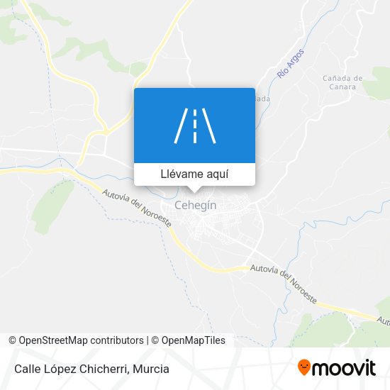 Mapa Calle López Chicherri