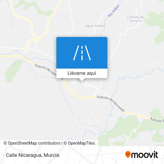 Mapa Calle Nicaragua