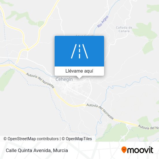 Mapa Calle Quinta Avenida